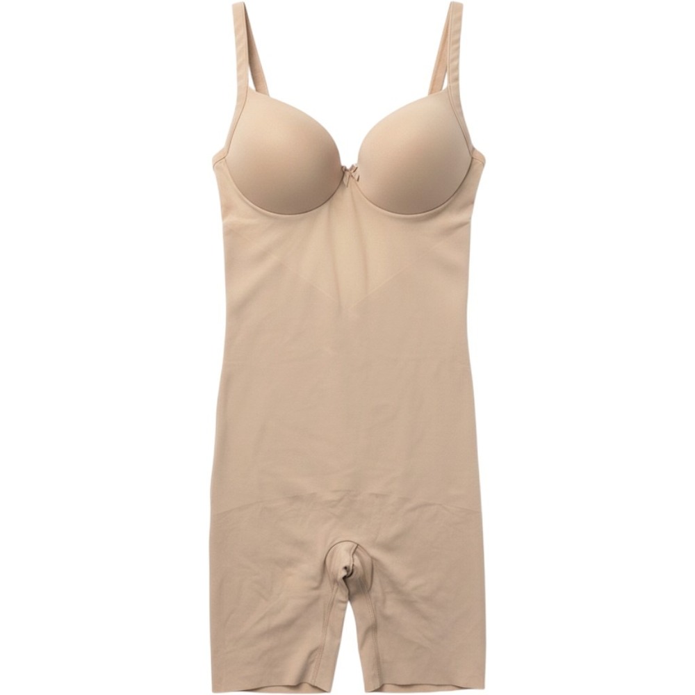 NWT Pronovias Designer Bridal Shapewear Bodysuit 32B Nude Low Back Shaper